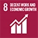 8: DECENT WORK AND ECONOMIC GROWTH
