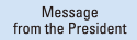 Message from the President