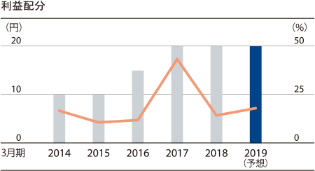 利益配分 2019（予想）