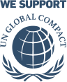 ロゴ:WE SUPPORT UN GLOBAL COMPACT